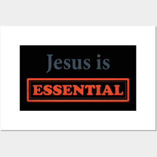 Jesus Is Essential Retro Posters and Art